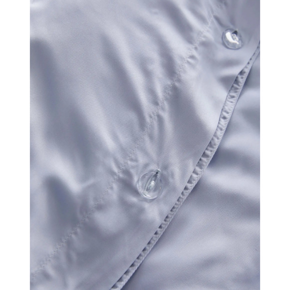 Quince Bamboo Duvet Cover Set Full/Queen Sky Blue - Picture 3 of 5